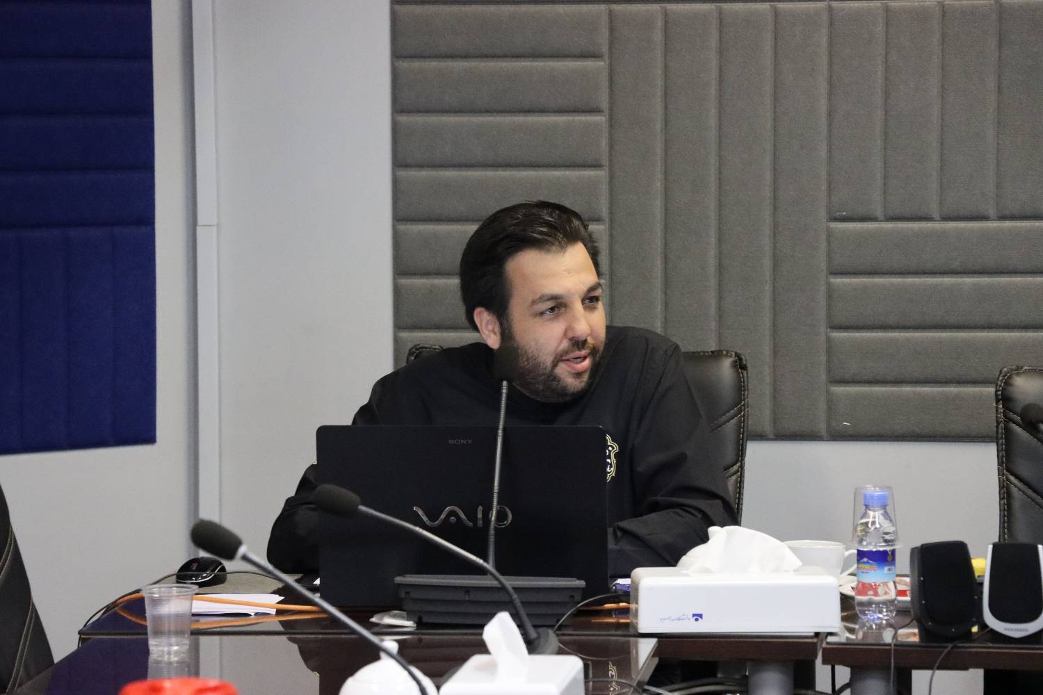تصاویری از فرآیند مصاحبه مقطع کارشناسی ارشد دانشگاه صداوسیما