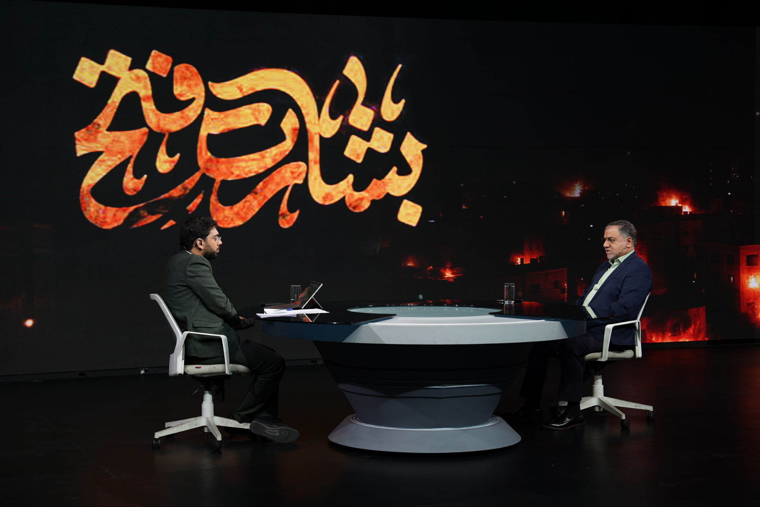 پشت صحنه برنامه تلویزیونی خرم‌شهر