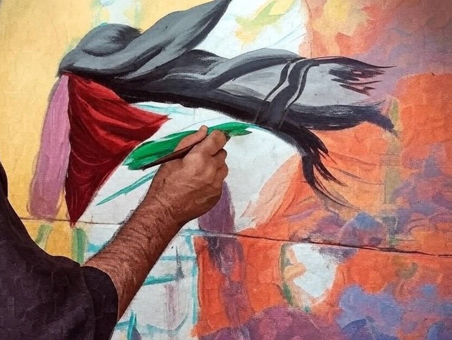 دانشجویان دانشگاه صداسیما در «الخط الحسینی»