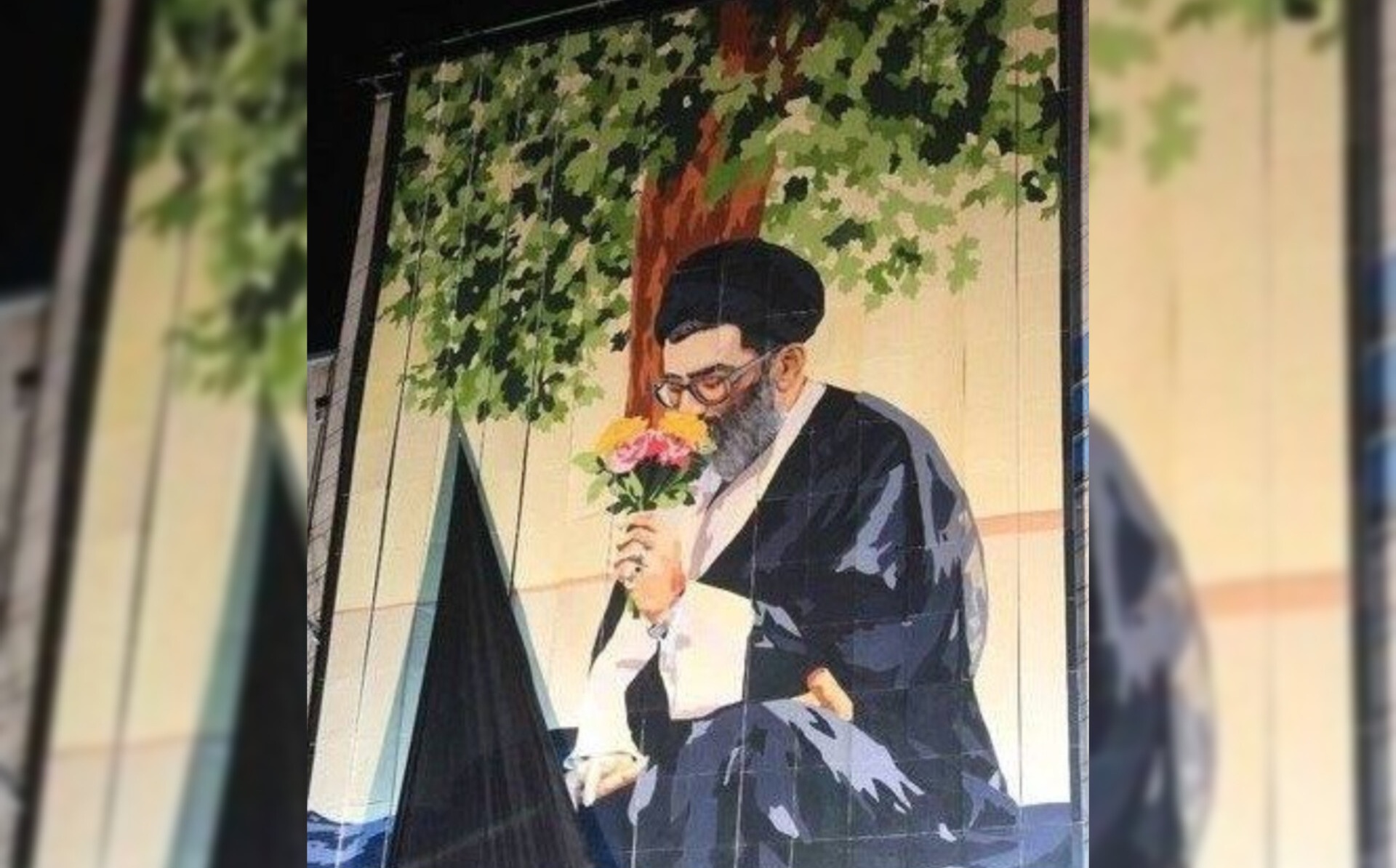 «وقت بوییدن گل»؛ هم‌نگاره‌ای از تصویری دیده‌نشده از رهبر شهید در سینما سپیده