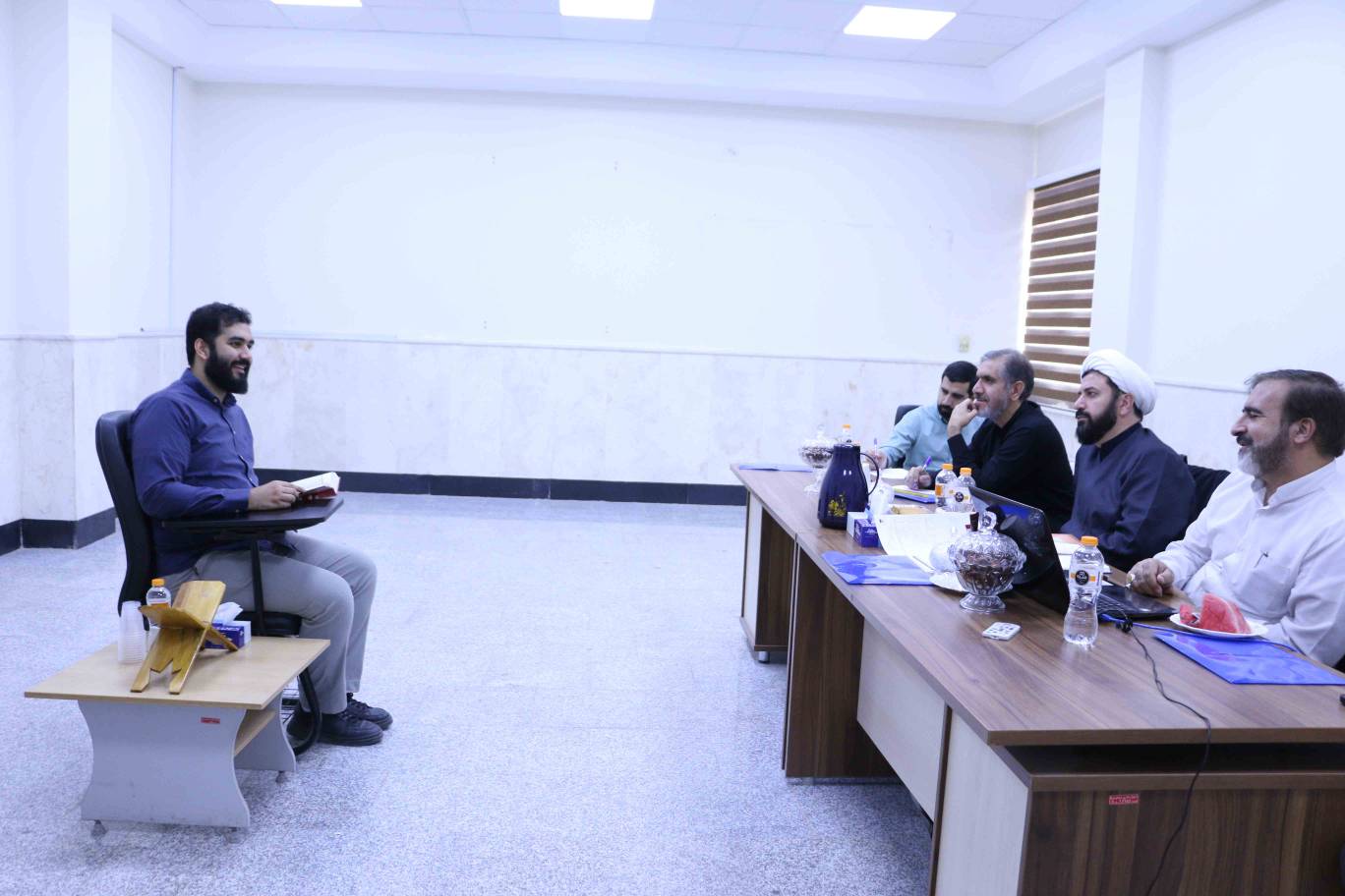 برگزاری مصاحبه پذیرشی داوطلبان دانشکده دین و رسانه